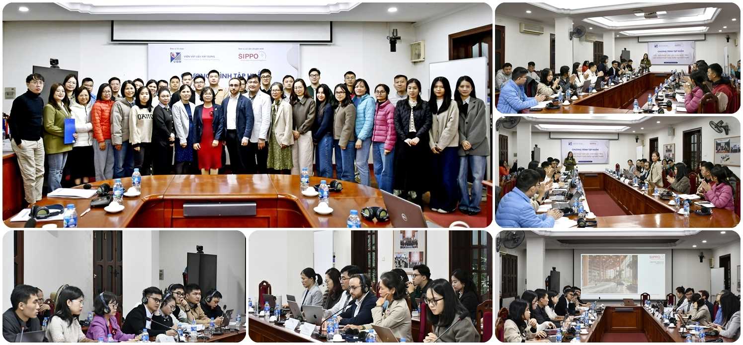 TẬP HUẤN “GỖ – GIẢI PHÁP VẬT LIỆU CHO MỤC TIÊU XÂY DỰNG PHÁT THẢI THẤP TẠI VIỆT NAM”